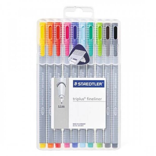 Staedtler Flomastri Fineliner Triplus, 10 kosov Slike