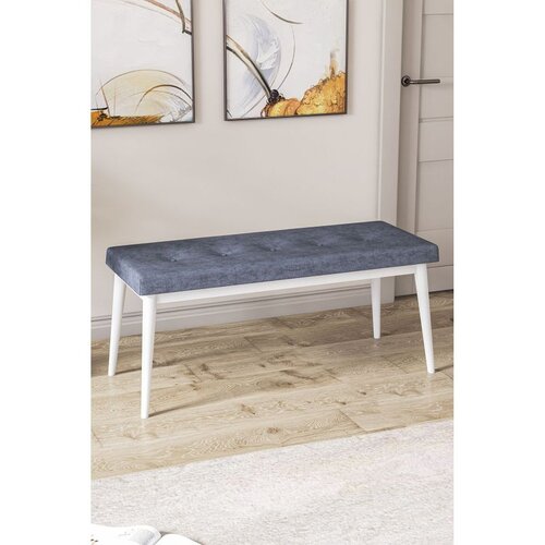 Hanah home klupa Pera Bench, 105 cm, dimljeno / bela Cene