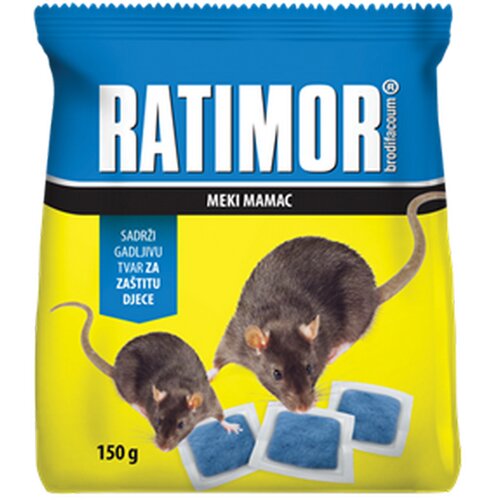 Ratimor Za&scaron;tita od glodavaca Brodifakum mm, 150 gr, duplex 29 PPM Cijene