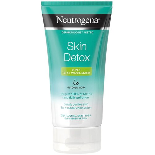 Neutrogena glinena maska za obraz - Skin Detox Purifying Clay Mask 2in1 Cene