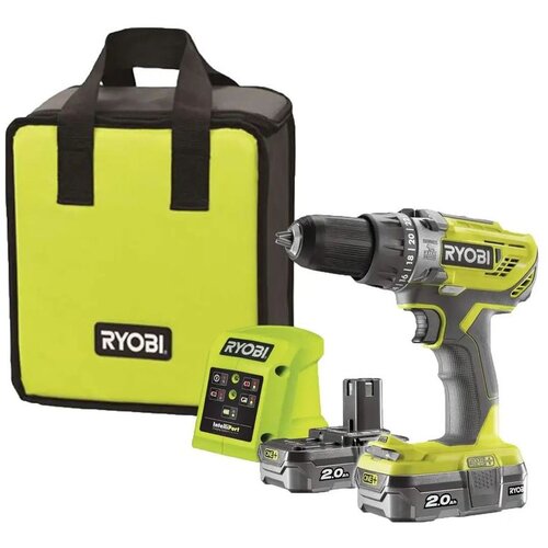 Ryobi R18PD3-220S aku bu&amp;scaron;ilica 18V set sa 2 baterije i punjačem Slike
