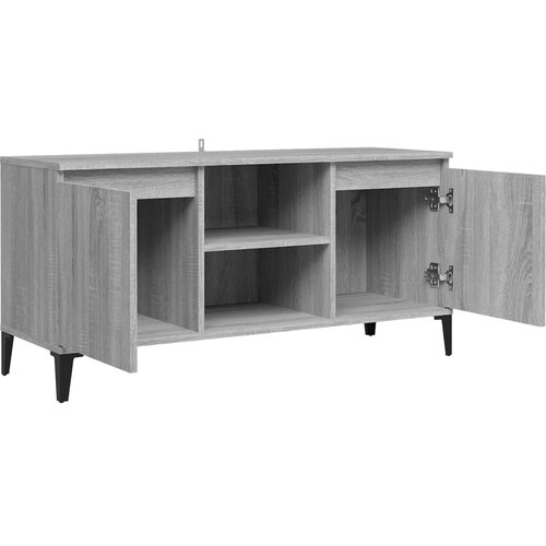  ormarić s metalnim nogama boja hrasta sonome 103,5x35x50 cm Slike