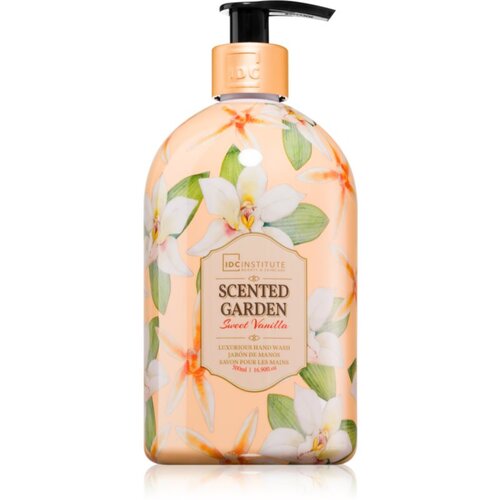 IDC INSTITUTE Scented Garden Vanilla tekoče milo za roke 500 ml Cene