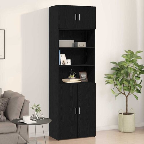  Ormar za Zid Crni hrast 70 x 42.5 x 40 cm Konstruirano drvo Cene