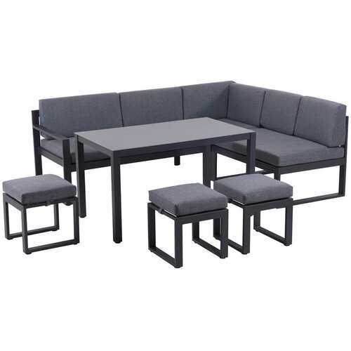 Ambia Garden jedilna lounge garnitura tkanina aluminij, jeklo Slike