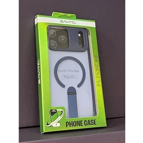  IPhone 17 Pro Max Bavitel MagSafe sa naslonom plava Slike