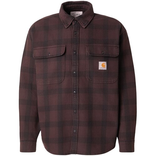 Carhartt WIP Srajca vinsko rdeča / pegasto črna Slike