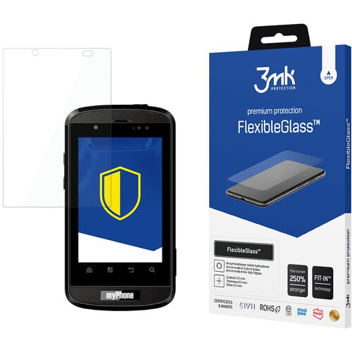 3mk FLEXIBLEGLASS KALJENO STEKLO ZA MYPHONE HAMMER IRON CASE COVER, (22000460) Slike