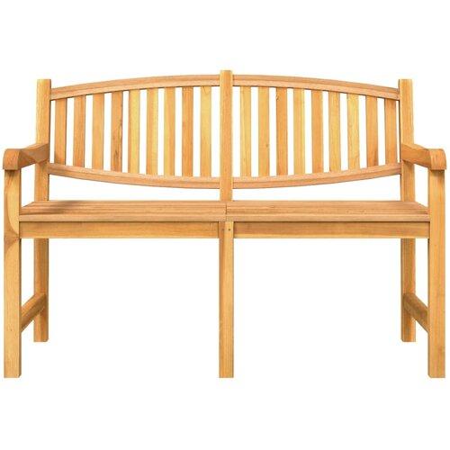  5-dijelni vrtni blagovaonski set od masivne tikovine Smeđa Dužina stola 180 cm Slike