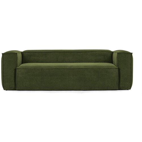 Kave Home Zelena sofa od samta 240 cm Blok – Cijene