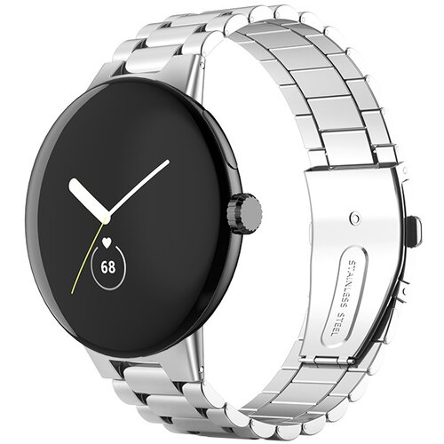 INF pas za uro iz nerjavečega jekla silver 2 cm google pixel watch, (21235493) Cene