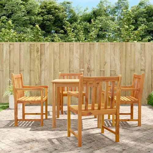  Vrtne stolice 4 kom 56 x 55,5 x 90 cm od masivnog drva bagrema