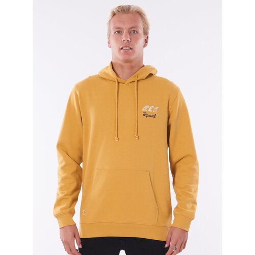 Rip Curl Yellow Mens Hoodie - Men Cene