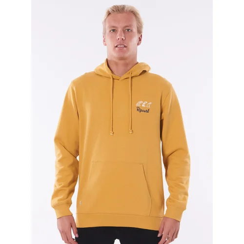 Rip Curl Yellow Mens Hoodie - Men