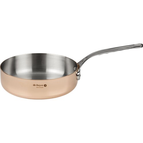 De buyer Prima Matera Saut&amp;eacute; Pan Copper /steel 24cm straight ind. Slike