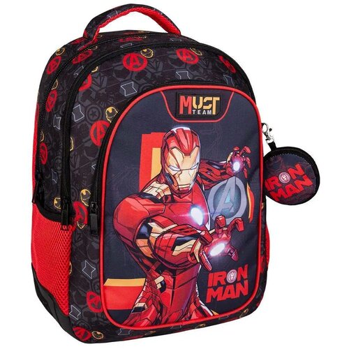 Luna must team iron man zaobljeni trodjelni ruksak 32x18x43 cm Cijene