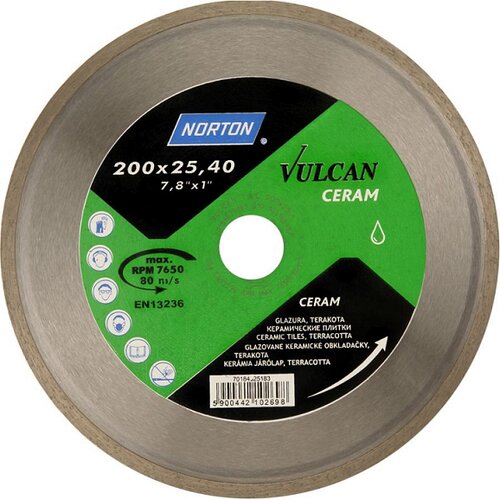 Norton D. Keramic Vulkan 200 mm ščit, (21110784) Cene
