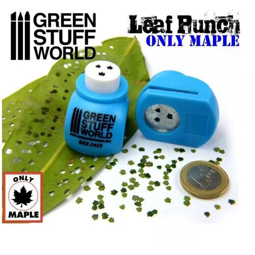 Green Stuff World leaf punch medium blue Cene