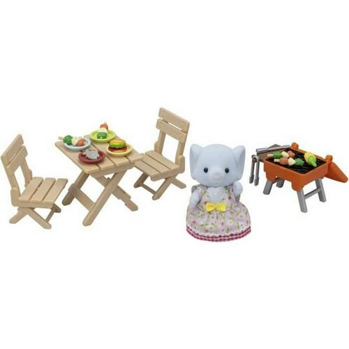  Dodaci za Kuću za Lutke Sylvanian Families The Elephant Girl and Her Picnic Set Cene