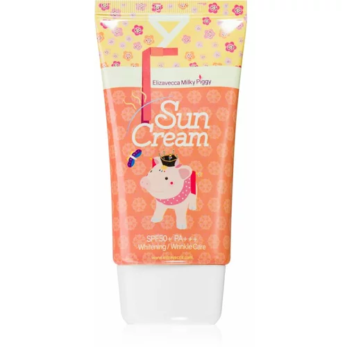 Elizavecca Milky Piggy Sun Cream posvetlitvena zaščitna krema za sončenje SPF 50+ 50 ml