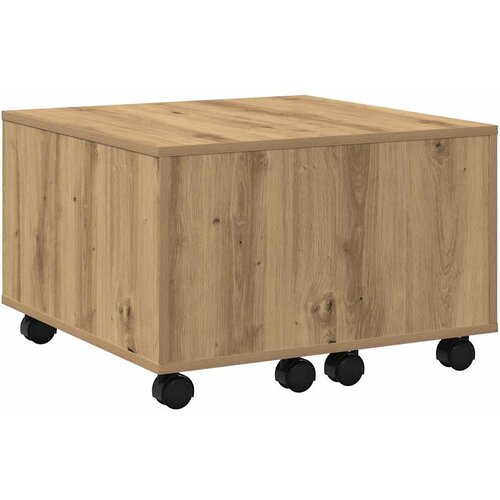  Stol za kavu Artisan hrast 60x60x38 cm izrađeno drvo Slike