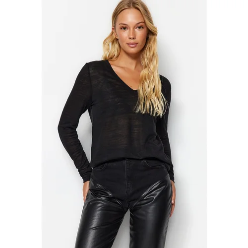 Trendyol Blouse - Black - Regular fit