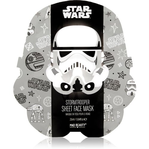 Mad Beauty Star Wars Storm Trooper vlažilna tekstilna maska z izvlečkom zelenega čaja 25 ml Slike