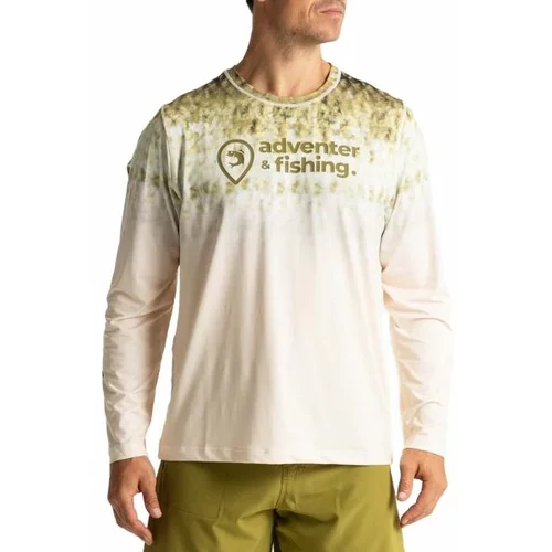 Adventer & fishing UV T-SHIRT BLACK BASS Muška funkcionalna UV majica, žuta, veličina