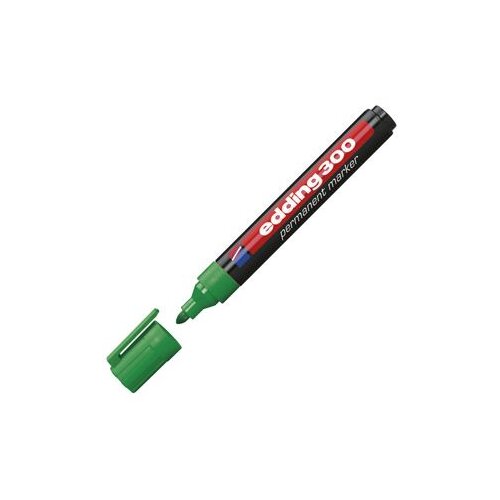 Marker permanentni Edding 300 zeleni 1,5-3,0 mm vrh MAX Slike