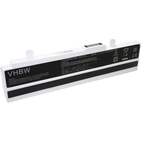 VHBW Baterija za Asus Eee PC 1011 / 1015 / 1016, bela, 4400 mAh Slike