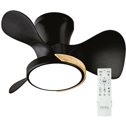 Mitea Lighting Ventilator crni plafonski 40W sa svetlom LED CCT 12W sa daljinskim upravljačem MV5014-B Cene