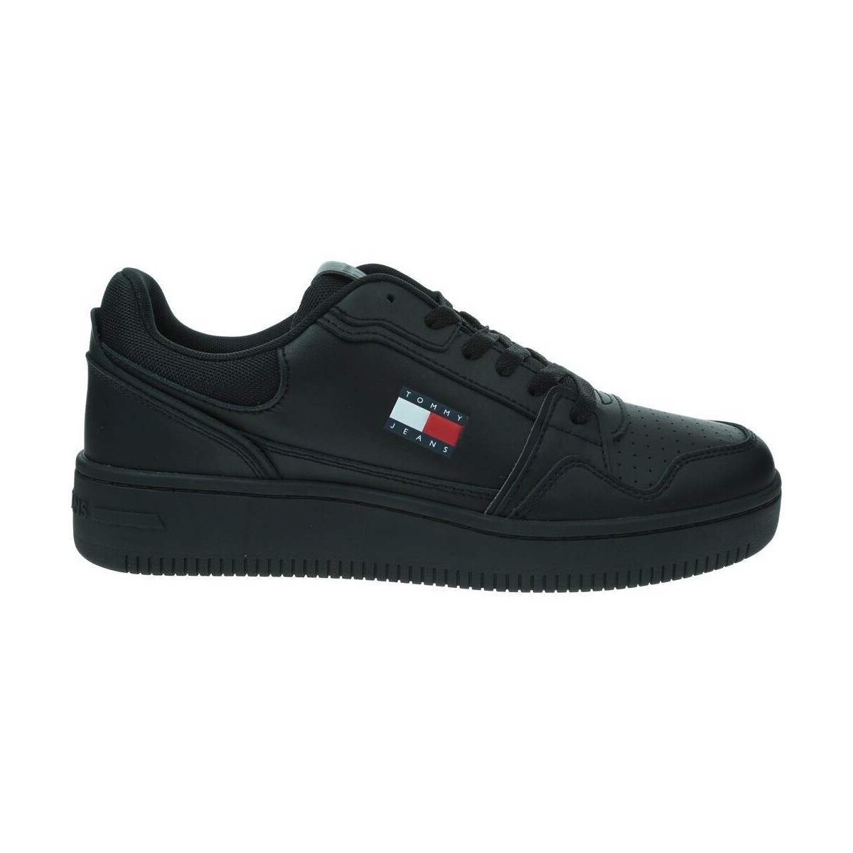 Tommy Hilfiger Nizke superge Retro Basket Črna Cene