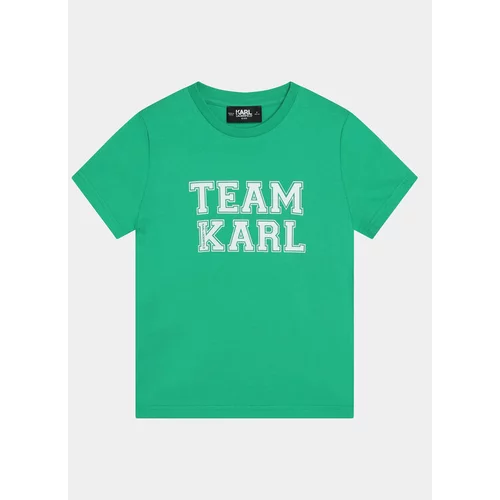 Karl Lagerfeld Kids Majica Z30049 S Zelena Regular Fit