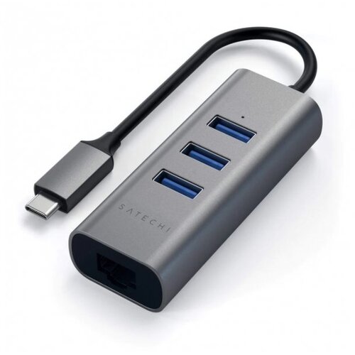 Satechi Aluminijasto zvezdišče Type-C (3x USB 3.0, Ethernet), astrosiva Cene