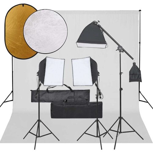  Komplet za foto studio z lučmi, ozadjem in odbojnikom, (5000288549) Cene