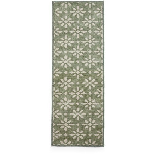 Think Rugs Zelen pralen tekač 76x230 cm Coral Green &amp;ndash; Slike