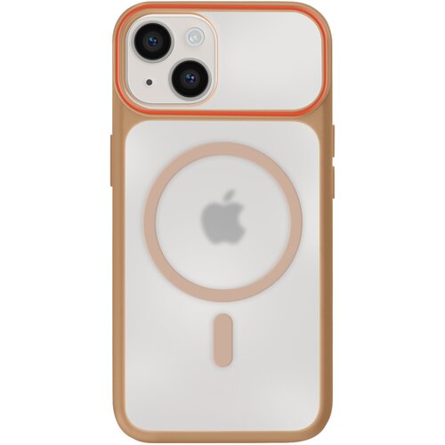 AVIZAR Ohi&scaron;je MagSafe za iPhone 13 / 14 z dimljenim hrbtom in ojačanim silikonskim okvirjem, Rjava, (5000189347) Cene