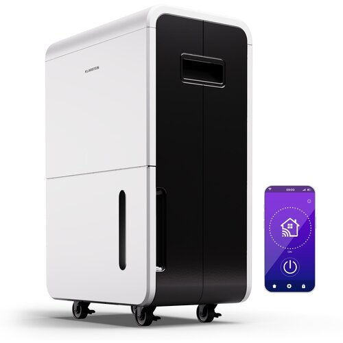 Klarstein DryFy Grand Smart 55, odvlaživač, WiFi, kompresija, 55l/24h, 40-50 m&amp;sup2; Slike