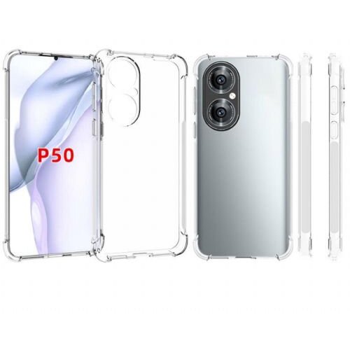 Onasi Silikonski ovitek ANTISHOCK za Huawei P50 - prozoren Cene