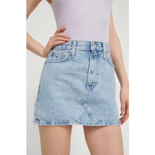 Tommy Jeans Traper suknja mini, pencil