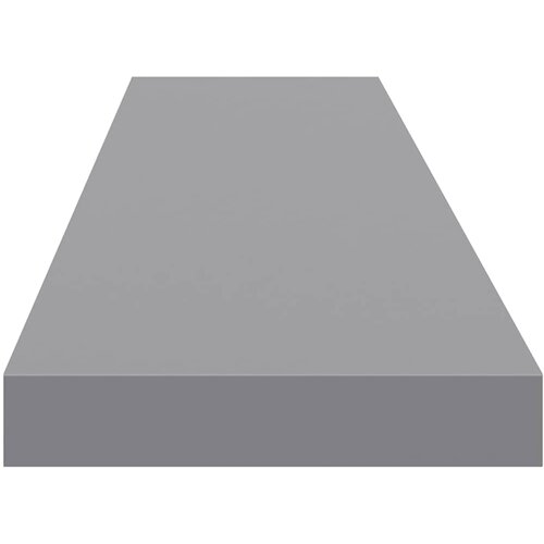  Plutajuća zidna polica siva 120 x 23,5 x 3,8 cm MDF Slike