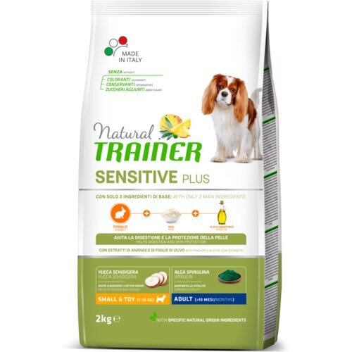 Trainer Hrana za pse Sensitive Plus Small&amp;amp;Toy Adult Rabbit, 800g Slike
