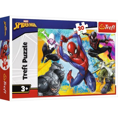 Trefl Spiderman in prijatelji - sestavljanka s 30 kosi Cene
