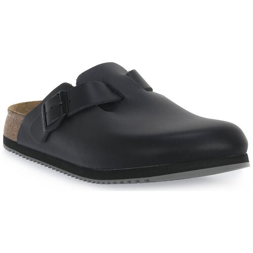 Birkenstock Natikači BOSTON BLACK LEATHER calz s Črna Slike