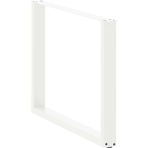  Noge stolića za kavu U-oblika 2 kom bijele 100x(72-73) cm čelik Slike
