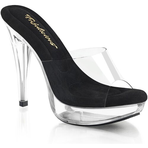 Pleaser USA Pleaser Cocktail-501 Clr-Blk/Clr 38 Cene