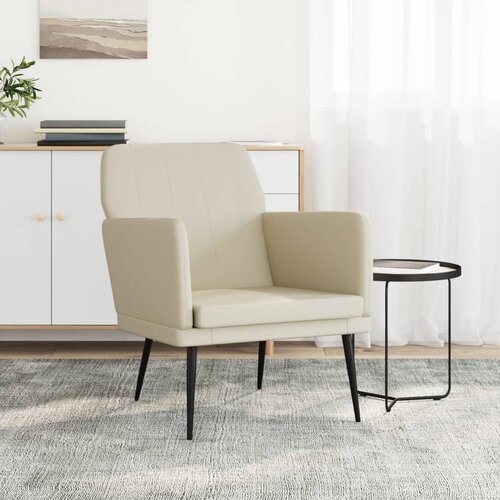  Fotelja krem 61 x 78 x 80 cm od umjetne kože Cene