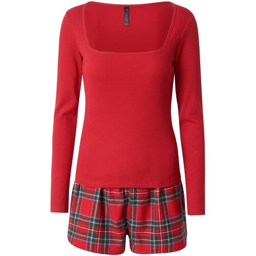 Hunkem&amp;ouml;ller Kratke hlače za spavanje azur / smaragdno zelena / crvena / bijela Slike