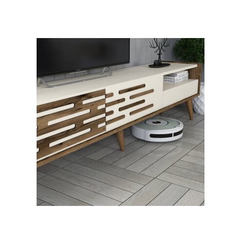 Hanah home valensiya - walnut, cream walnutcream tv unit Slike