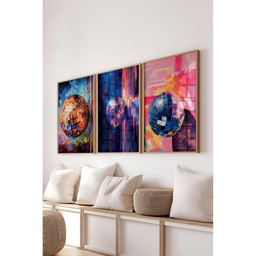 WALLXPERT &Ccedil;-300796 - 5070 vi&scaron;enamenski dekorativni set slika (3 komada) Cene